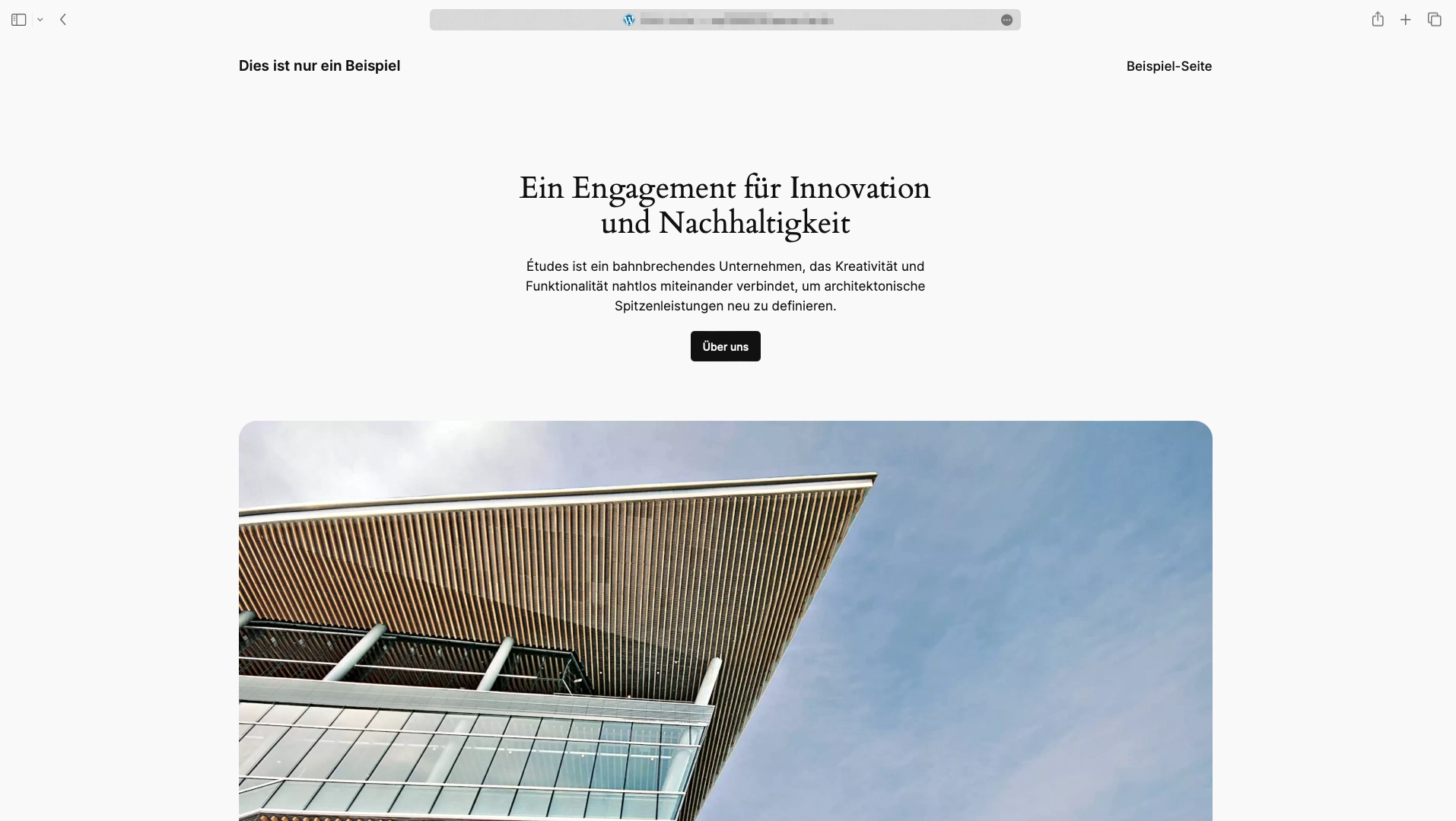 Funktionierende Webseite