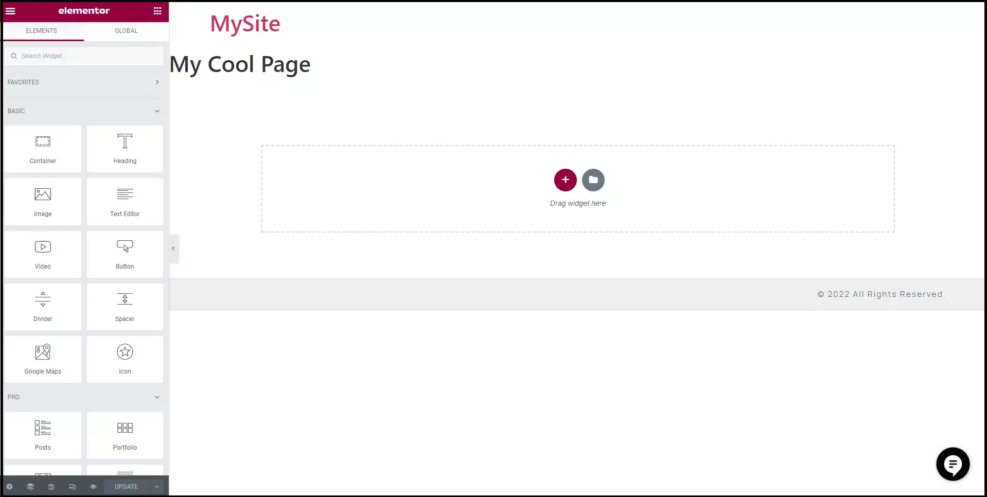 macemedia-creative-Elementor-Editor